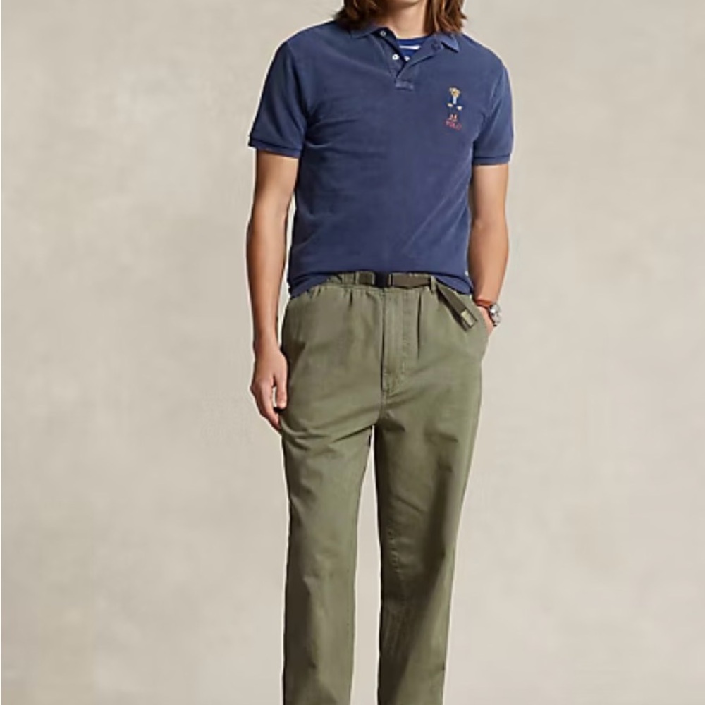 Polo Ralph Lauren Relaxed Fit Trailster Twill Hiking Pant XL Olive MSRP $129 NWT